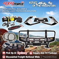 Premium Armor 3 Loop Bullbar Lights Winch for Toyota Landcruiser 200 07-15 SYD