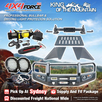 Premium Armor 3 Loop Bumper Bullbar Lights Winch for Toyota Prado 150 10-17 SYD