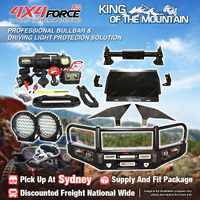 Premium Armor 3 Loop Bumper Bullbar Lights Winch for Toyota Prado 150 19-On SYD