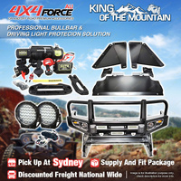 Premium Armor 3 Loop Bumper Bullbar Lights Winch for Toyota Prado 120 Series SYD