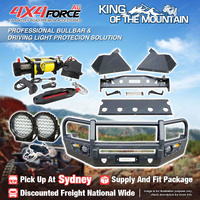 Premium Armor 3 Loop Bullbar Lights Winch for Volkswagen Amarok 2010-2021 SYD