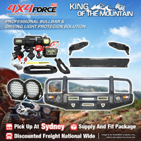 Premium Armor 3 Loop Bumper Bullbar Lights Winch for Toyota Prado 90 SYD Stock
