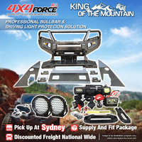 Premium Armor 3 Loop Bullbar Lights Winch for Mitsubishi Triton MR 19-20 SYD