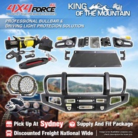 Premium Armor 3 Loop Bumper Bullbar Lights Winch for Suzuki Jimny 2019-2024 SYD