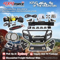 Premium Armor 3 Loop Bullbar Lights Winch for Mitsubishi Pajero Sport 19-On SYD