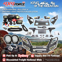 Premium Armor 3 Loop Bullbar Lights Winch for Mitsubishi Pajero Sport 15-19 SYD