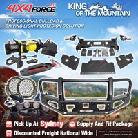 Premium Armor 3 Loop Bumper Bullbar Lights Winch for GWM Great Wall Tank 500 SYD