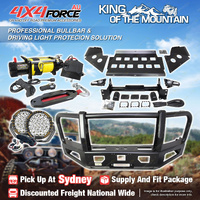 Premium Armor 3 Loop Alloy Bumper Bullbar Lights Winch for BYD Shark 6 24-on SYD