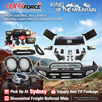 Safari Shield U Loop Bullbar Drive Light Winch for Toyota Landcruiser 105 SYD