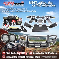 Premium Armor 3 Loop Bumper Bullbar Lights Winch for Nissan Patrol Y62 SYD