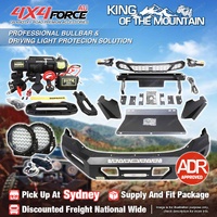 4X4FORCE Ultimate Guard No Loop Bullbar Light Winch for Isuzu D-max 21-23 SYD