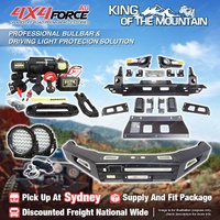 4X4FORCE Ultimate Guard No Loop Bullbar Light Winch for Mazda BT-50 11-20 SYD