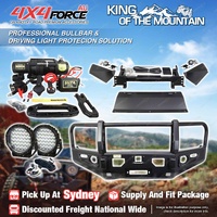 Premium Armor 3 Loop Bumper Bullbar Lights Winch for Mitsubishi Triton MV SYD