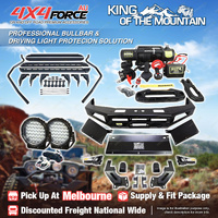 Ultimate Guard Bullbar Light Side Step Winch for Toyota Landcruiser 105 MEL