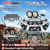 Safari Shield U Loop Bullbar LED Side Step Winch for Toyota Landcruiser 200 MEL