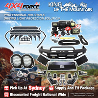 Safari Shield U Loop Bullbar LED Side Step Winch for Toyota Landcruiser 105 SYD
