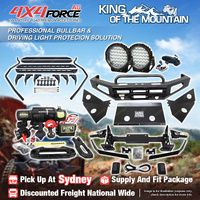 Safari Shield U Loop Bullbar LED Side Step Winch for Toyota Landcruiser 200 SYD