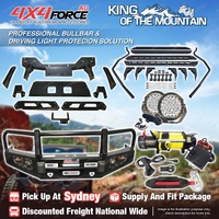Armor Bullbar 3 LOOP Lights Winch Side Step for Ford Ranger PX T6 SYD Stock