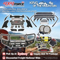 Armor Bullbar LOOP Lights Winch Side Step for Toyota Hilux Revo 15-18 SYD Stock