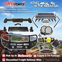 Armor Bumper Bullbar LOOP Lights Winch Side Step for Isuzu D-MAX 12-16 MEL Stock
