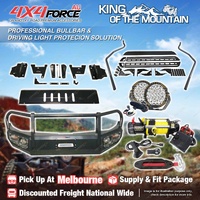 Armor Bullbar LOOP Lights Winch Side Step for Mitsubishi Triton MQ MEL Stock