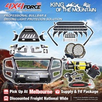 Armor Bullbar LOOP Lights Winch Side Step for Nissan Navara NP300 D23 15-20 MEL