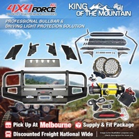 Armor Bullbar 3 LOOP Lights Winch Side Step for Nissan Patrol Y61 MEL Stock