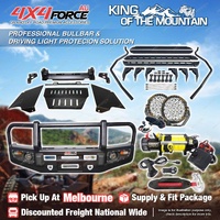 Armor Bullbar 3 LOOP Lights Winch Side Step for Toyota Hilux Vigo MEL Stock