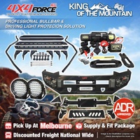 Ultimate Guard No Loop Bullbar Lights Side Steps Winch for Isuzu D-Max 18-20 MEL