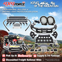 Ultimate Guard Bullbar Lights Side Steps Winch for Toyota Hilux Rocoo 21-On MEL