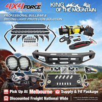 Ultimate Guard Bullbar Light Side Step Winch for Toyota Landcruiser 79 Dual MEL