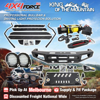 Ultimate Bullbar Light Side Step Winch for Toyota Landcruiser 79 Single Cab MEL