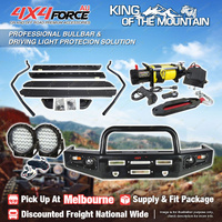 Safari Shield Bullbar Light Side Step Winch for Toyota Landcruiser 79 Single MEL