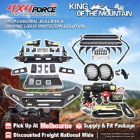 4X4FORCE Ultimate Guard Bullbar Light Side Step Winch for Mazda BT-50 11-20 MEL