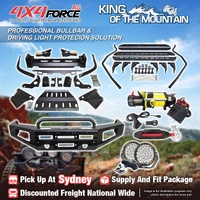 Safari Shield Bullbar Lights Side Steps Winch for Toyota Hilux Vigo 12-15 SYD