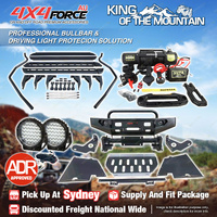 Safari Shield Bullbar Lights Side Steps Winch for Toyota Hilux Vigo 05-11 SYD
