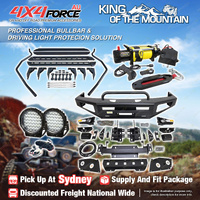 Safari Shield Bullbar Light Side Step Winch for Nissan Navara D40 Thai 08-15 SYD