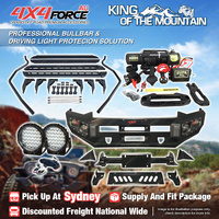 Ultimate Guard No Loop Bullbar Lights Side Steps Winch for Isuzu D-Max 18-20 SYD