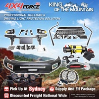 Ultimate Guard Bullbar Light Side Steps Winch for Mitsubishi Triton MQ 15-On SYD