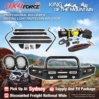 Safari Shield Bullbar Light Side Step Winch for Toyota Landcruiser 79 Single SYD