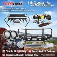 Armor 3 Loop Bullbar Lights Side Step Winch for Toyota Landcruiser 200 17-On SYD