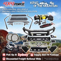 Ultimate Guard Bullbar Lights Side Steps Winch for Volkswagen Amarok 10-21 SYD