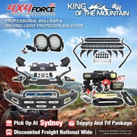 Safari Shield Bullbar Light Side Step Winch for Toyota Landcruiser 200 16-21 SYD