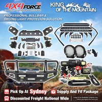 Premium Armor Bullbar Lights Side Steps Winch for Nissan Navara D40 06-11 SYD