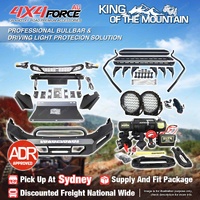 Safari Shield Bullbar Lights Side Steps Winch for Isuzu D-max 21-23 SYD