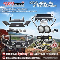 Armor Bullbar 3 Loop Guard Plate Lights Winch Side Step for Mazda BT50 20-25 SYD