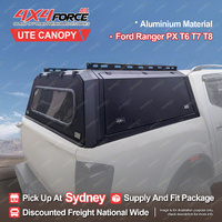 4X4FORCE Aluminium Tub Canopy with Glass Windows for Ford Ranger PX T6 T7 T8 SYD