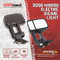 2 x Door Mirror Black Electric Signal Light On Cover for Ford Ranger 2009-2011