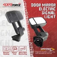 2x Door Mirrors with Electric Signal Light Power Fold for Toyota Landcruiser 300