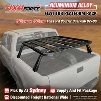 135x125cm Heavy Duty Flat Tub Platform Rack for Ford Courier Dual Cab SYD